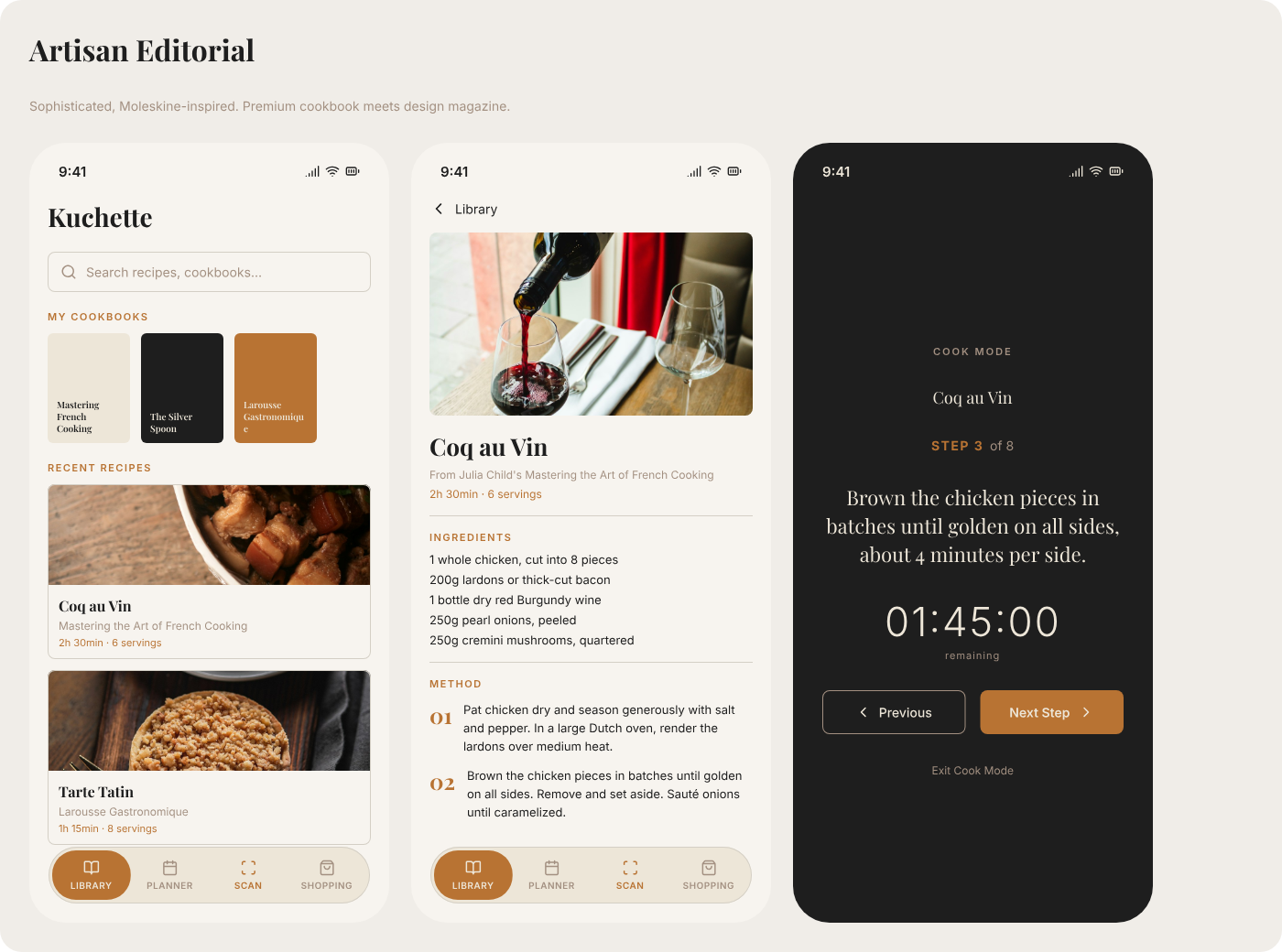 Artisan Editorial moodboard