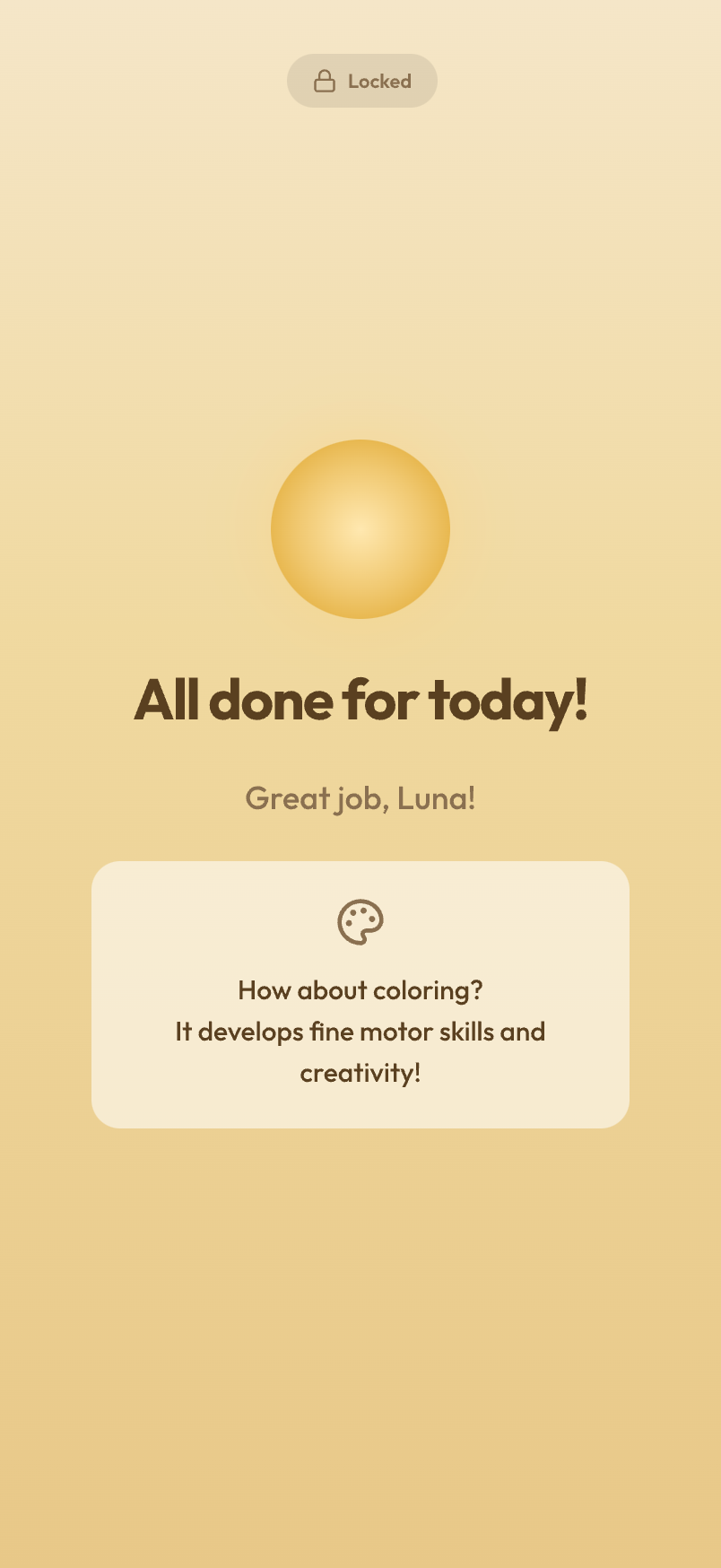 Tempora screen, Time is up